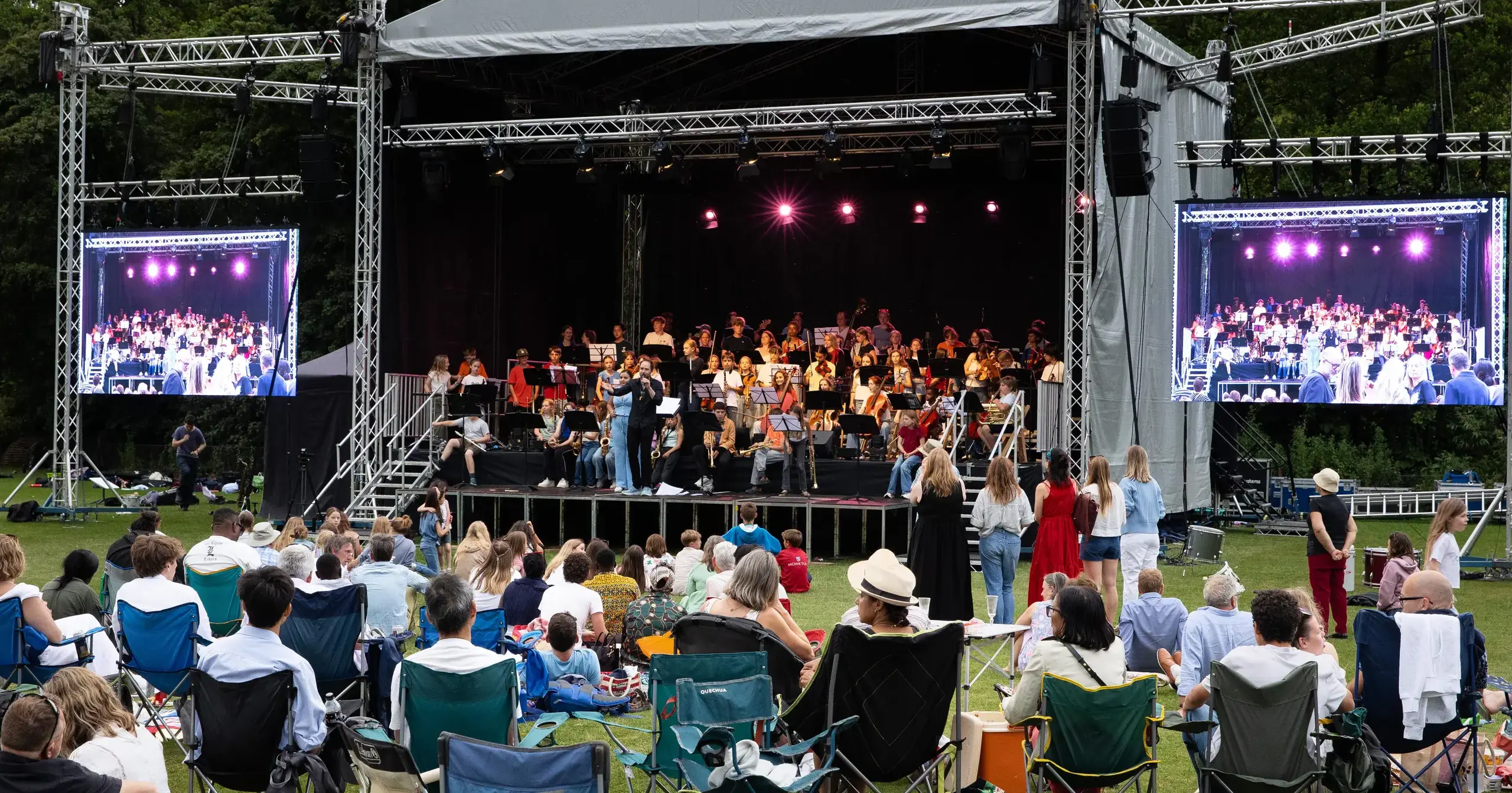 Outdoor concert