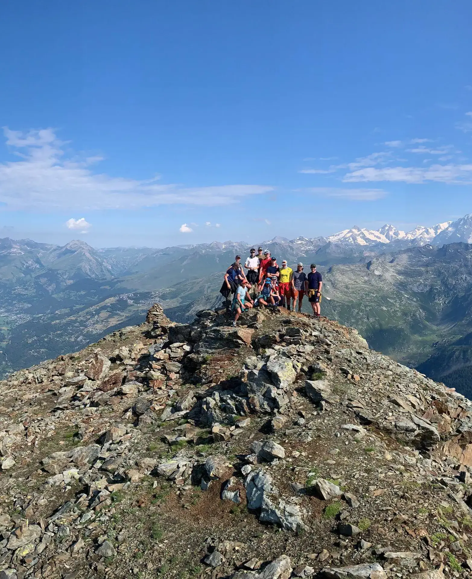 Top of mountain