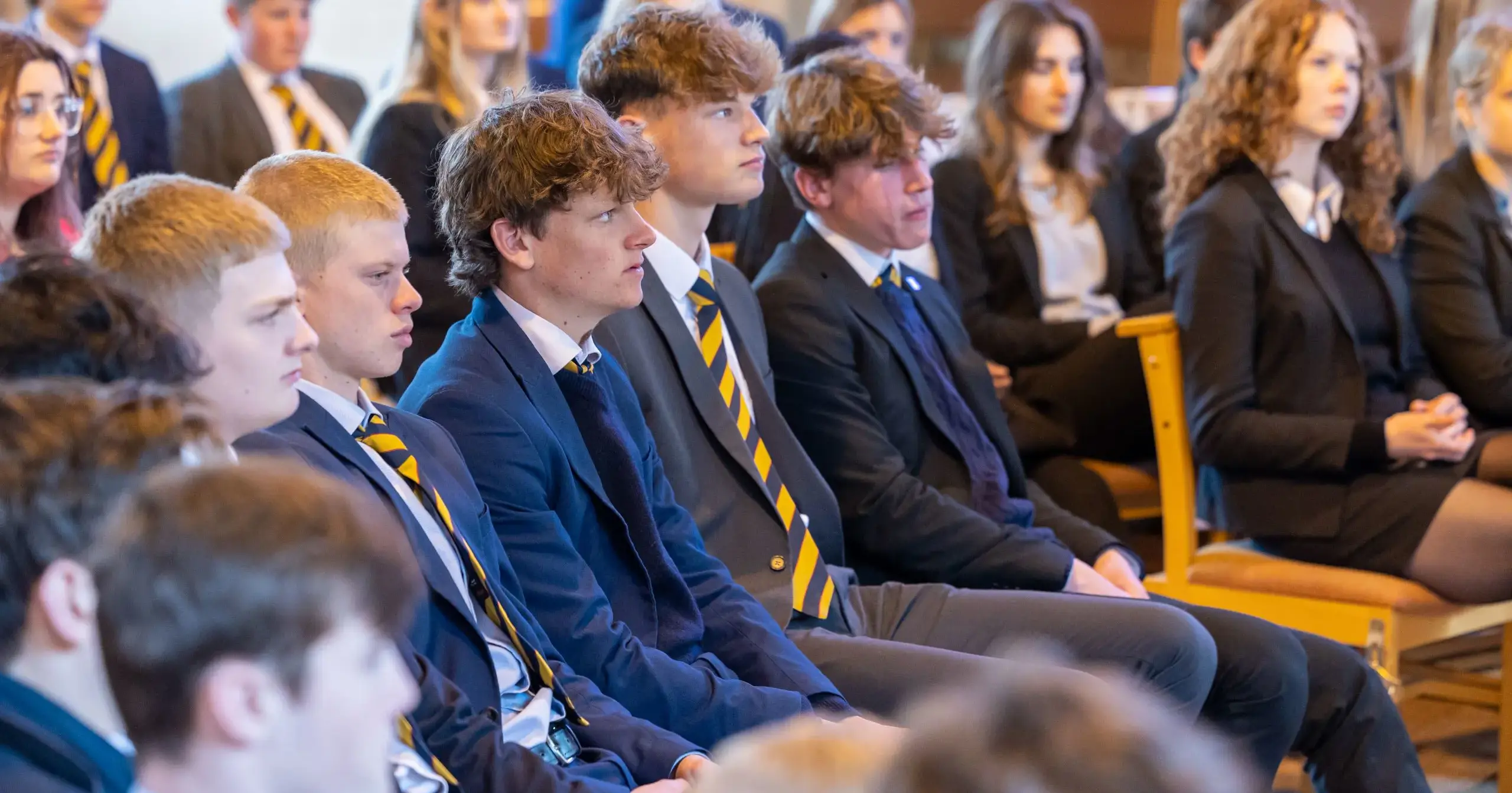 Senior students in lecture
