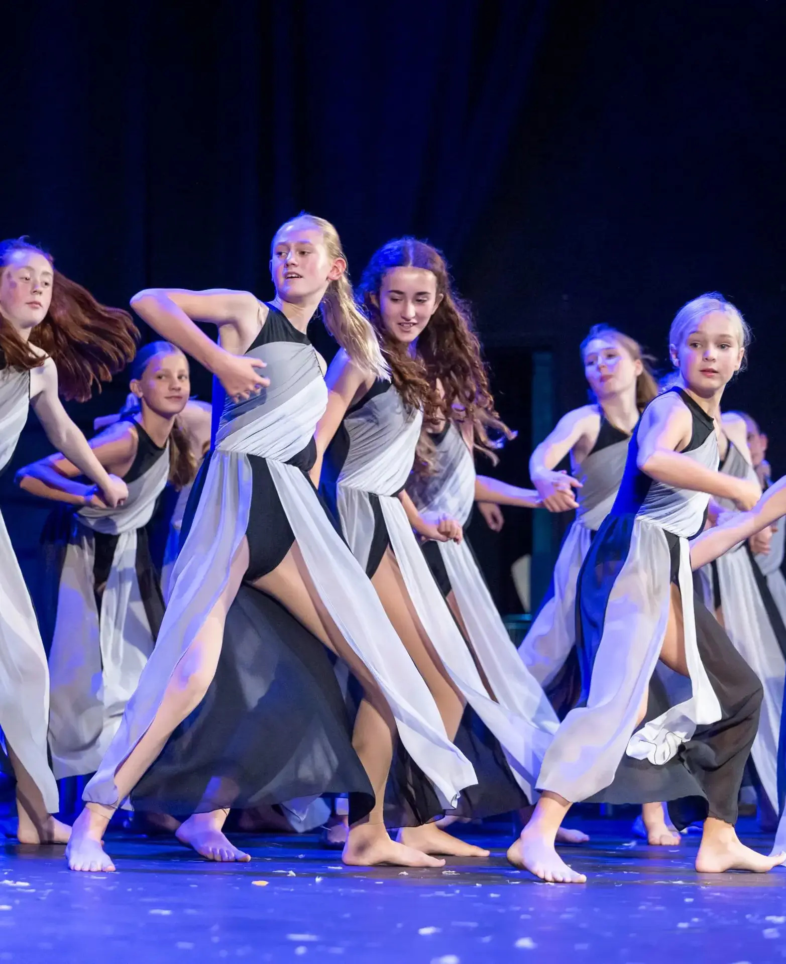 group of girls dancing 