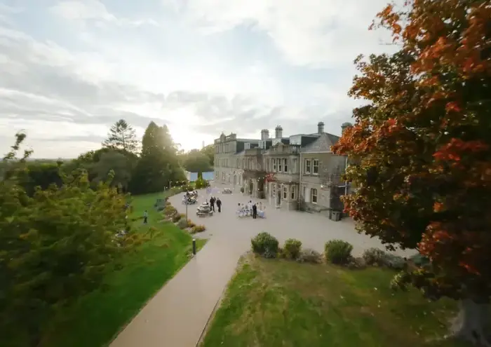 Aerial view of Monkton School's Prep Boarding House
