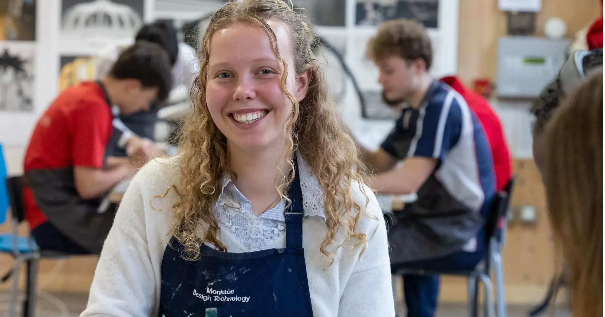 girl in apron