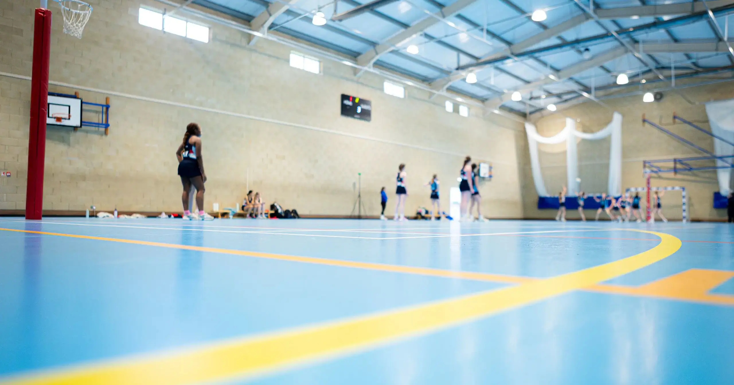 Monkton School sports hall.