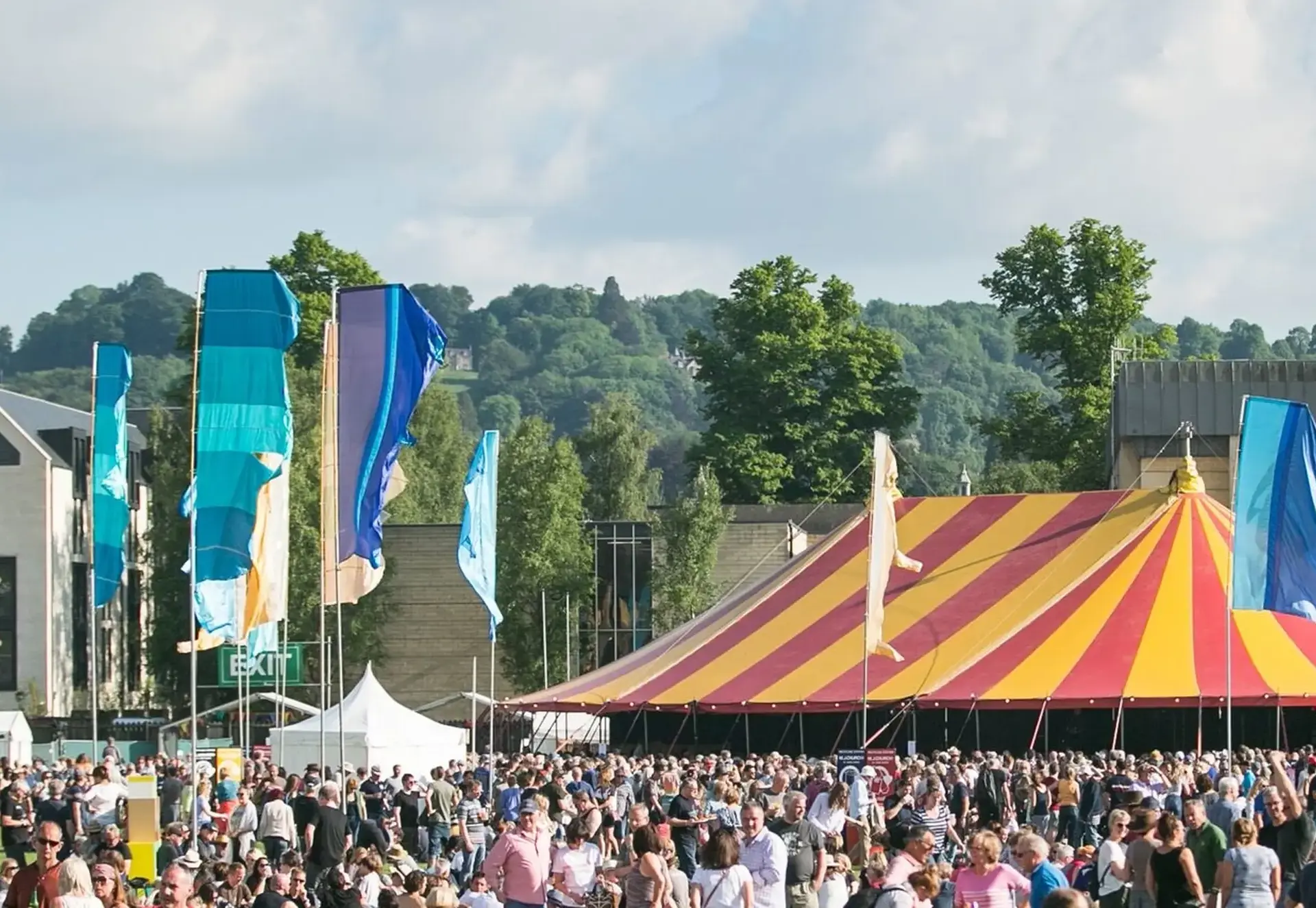 Shot of a festival in bath