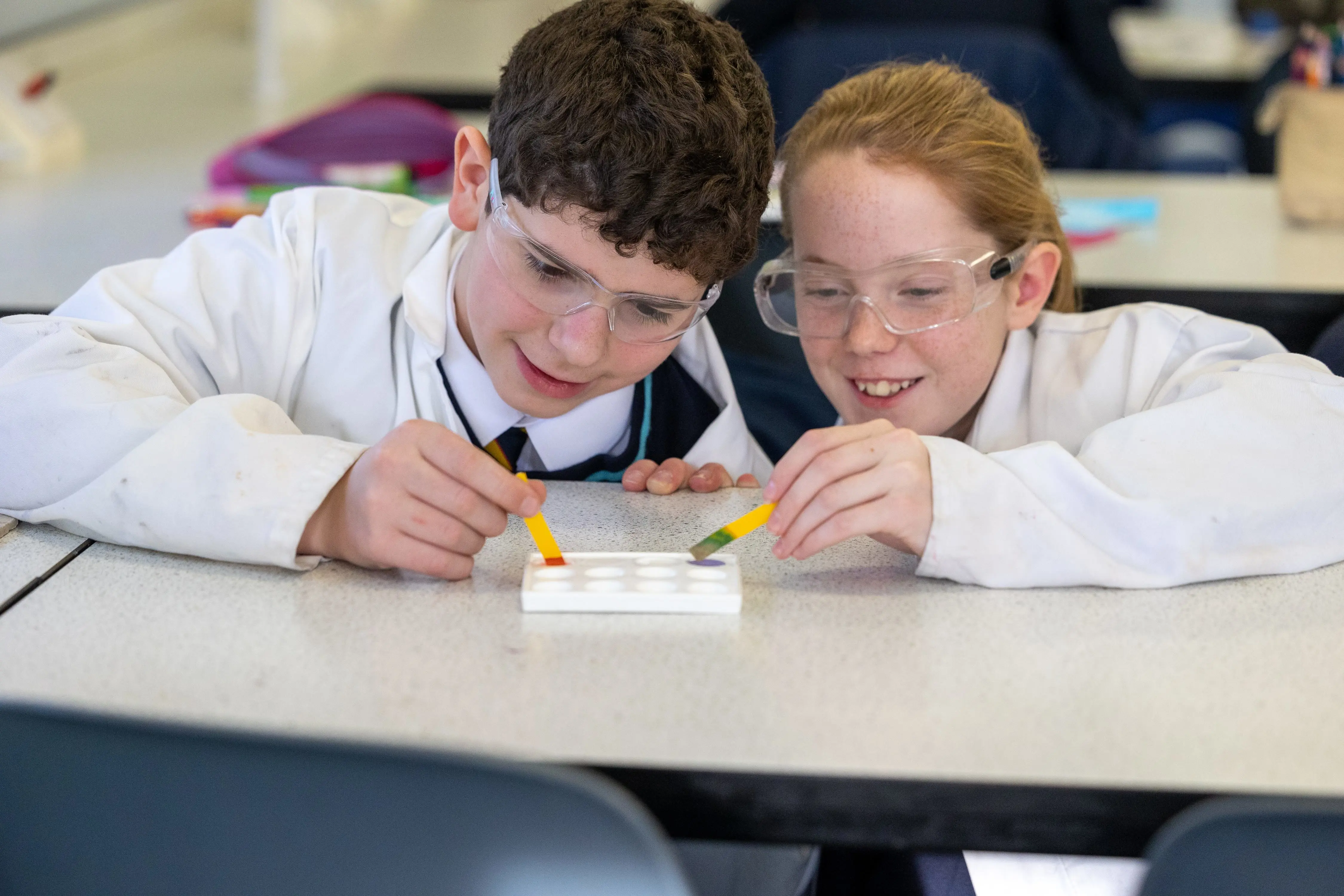 monkton science students